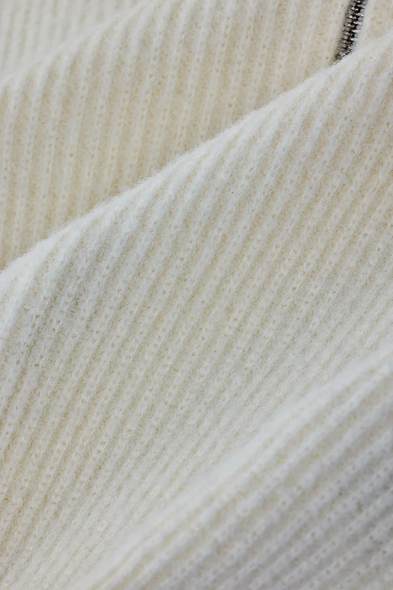 SNITCH Flat Knit Core Lab Zip Up Jacket