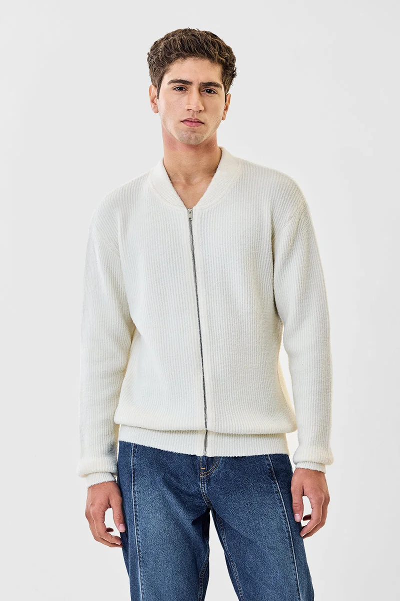 SNITCH Flat Knit Core Lab Zip Up Jacket
