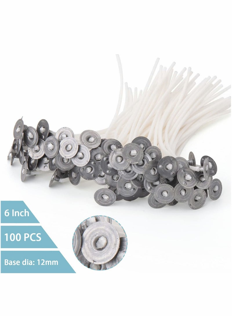 KASTWAVE 100 Piece Candle Wicks, DIY Candle Making Kit Smokeless Candle Wicks - Image 5