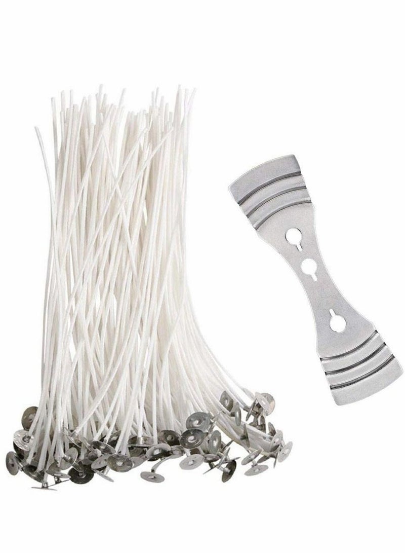 KASTWAVE 100 Piece Candle Wicks, DIY Candle Making Kit Smokeless Candle Wicks - Image 1