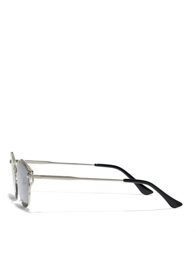 بلاك أوت نظارات شمسية نسائية فضية من هيباتيا - Image 3