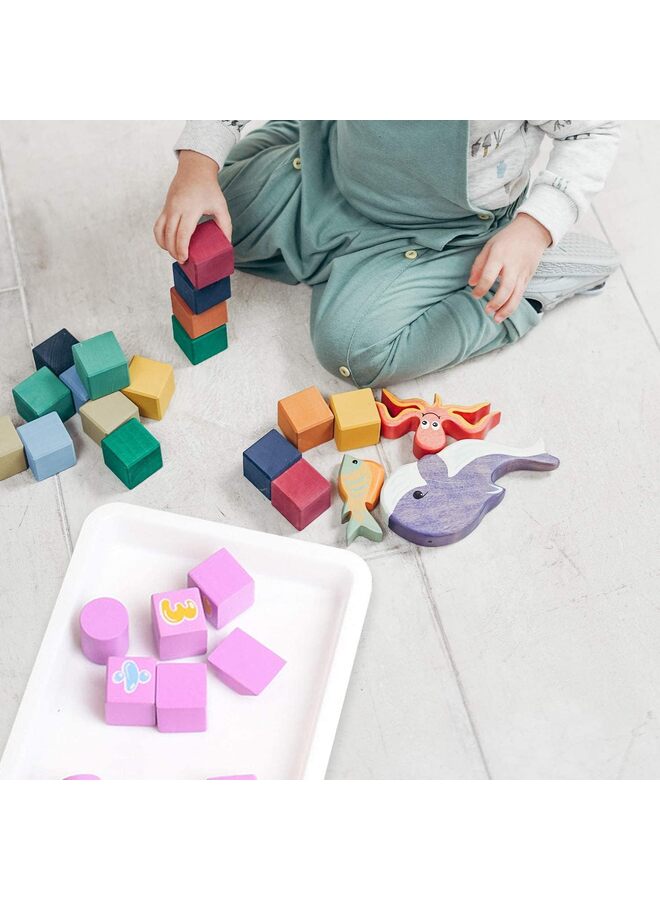 Plastic Art Trays Art and Craft Tray Plastic Tray,5 Pieces Stackable Activity Tray Crafts Organizer Tray for DIY Projects, Painting,9.6 * 7.08 * 0.9inch - Image 5