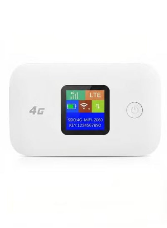 Portable Wireless 4G LTE WiFi Router, Pocket Mobile Hotspot with SIM Card Slot, 150Mbps, 2100mAh Battery, Type-C, Supports 8–10 Users - Image 1