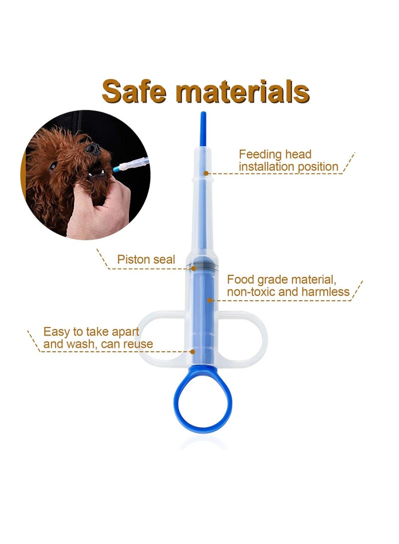 general 2 Pcs Pet Medicine Feeder, Silicone Syringe Cat Dog Puppy Pill Dispenser Suit with Soft Tips, Pet Cat Dog Puppy Pill Tablet Versus Control Rods - Image 5