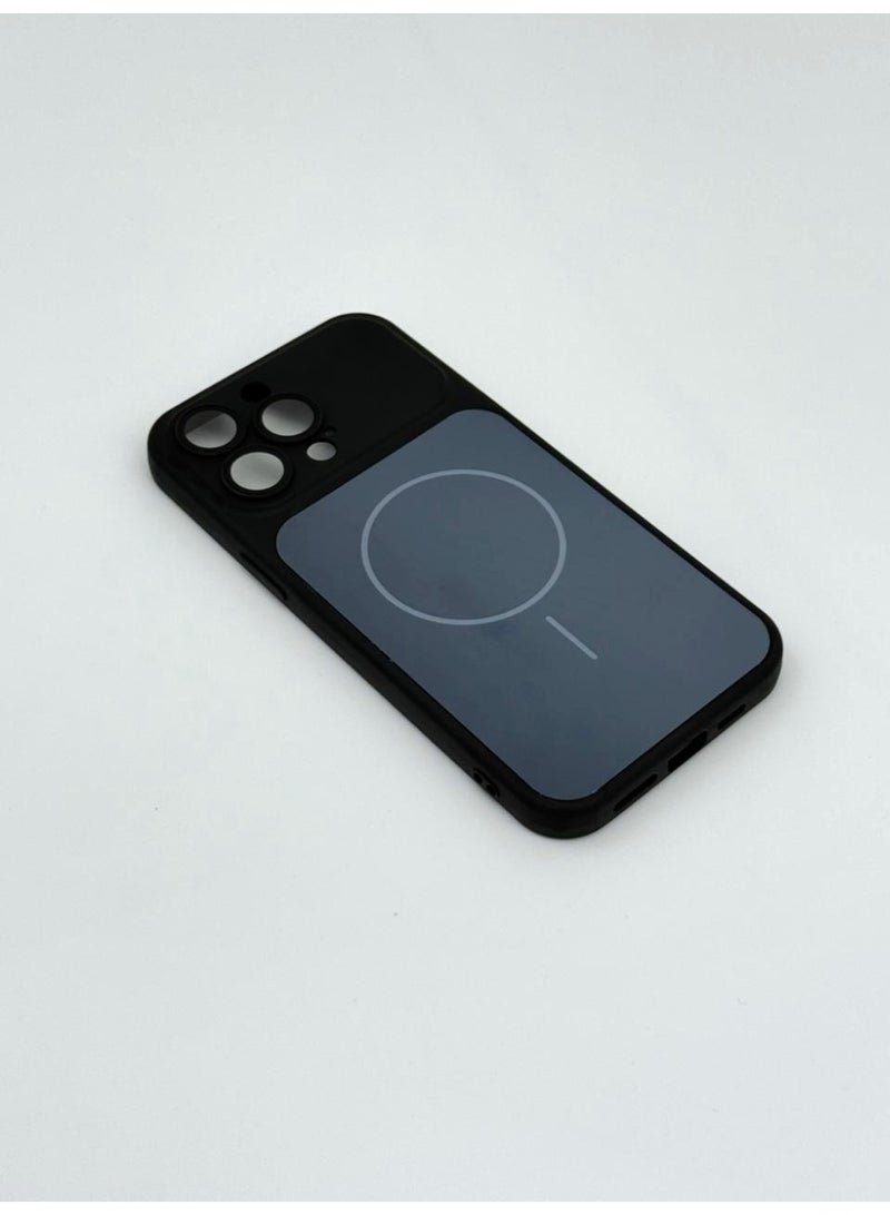 general Premium Skin Feel MagSafe Compatible Case for iPhone 16 Pro Max – Ultra-Slim Shockproof Matte Finish Cover with Built-in Camera Lens Protection (Black) - Image 3