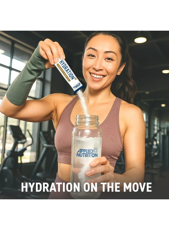 Applied Nutrition Hydration+ Electrolyte & Vitamin Sticks, Blue Raspberry, 7 Single-Serve Sticks – Sugar-Free, Energy & Recovery Support - Image 4