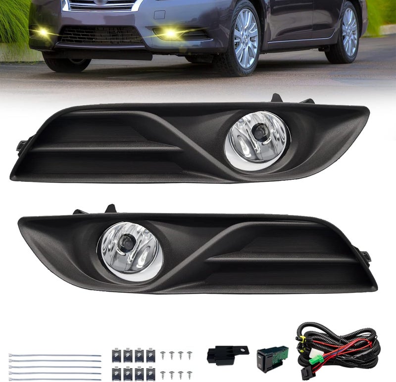 Boxlight Compatible Fog Lights for 2013-2015 Nissan Sentra with Wiring and Switch Kit - Image 1