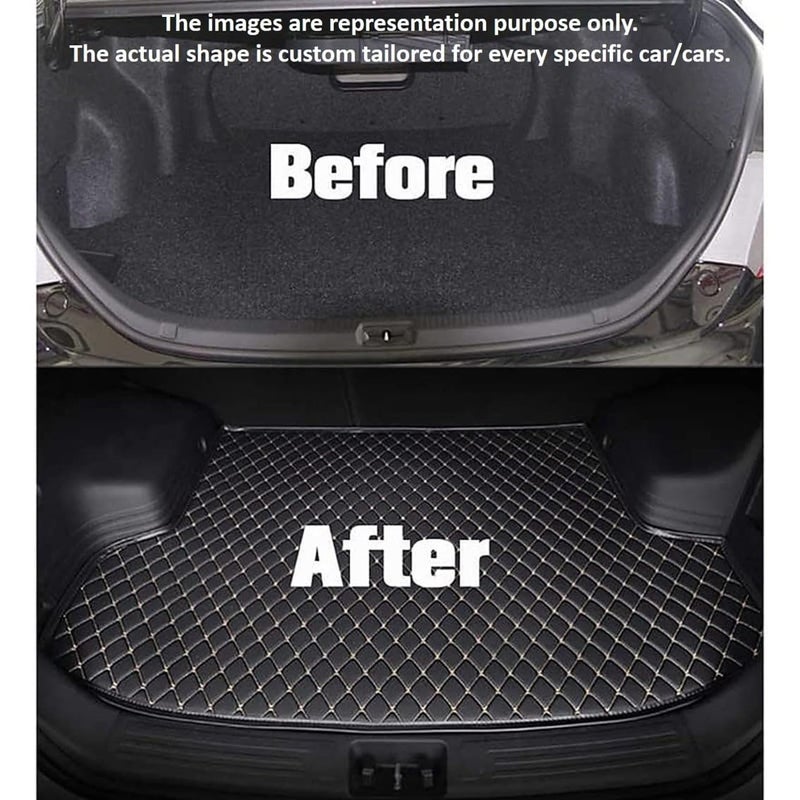 FIRE AXE FIREAXE 7D Layer Heat/Water Proof PU Leatherite Car Trunk/Boot/Dicky Mat for | Full Dicky Coverage | Anti Skid | Anti-Slip (Seltos) - Image 4