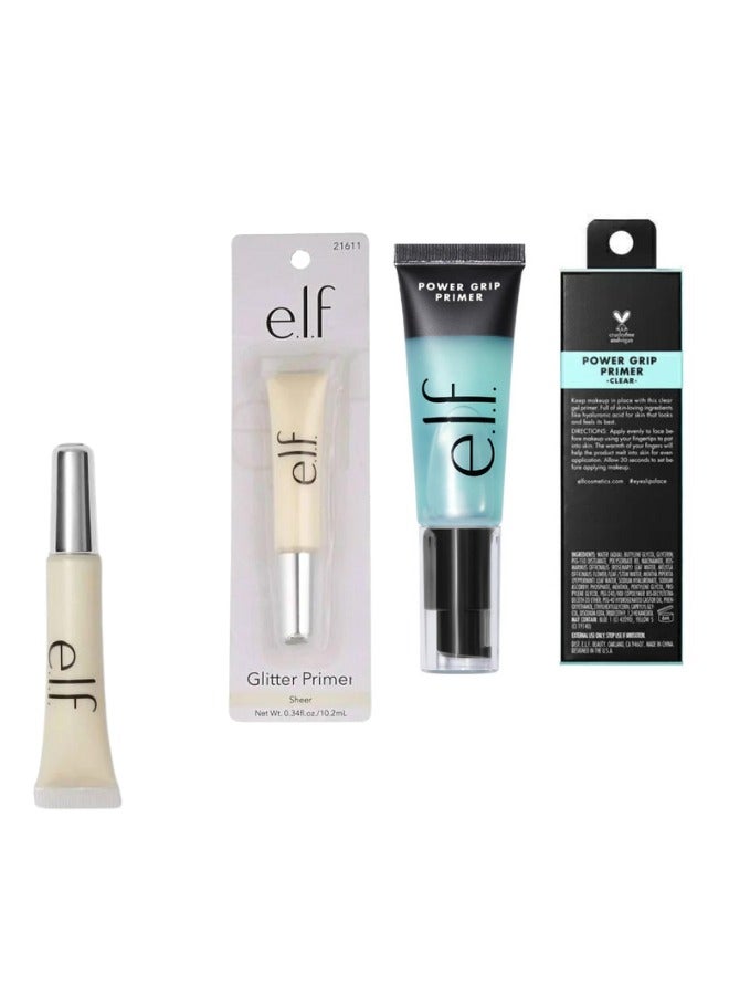 إلف مجموعة برايمر إيلف: باور جريب وجليتر برايمر لبشرة مشرقة وثبات مكياج يدوم طويلاً - Image 2
