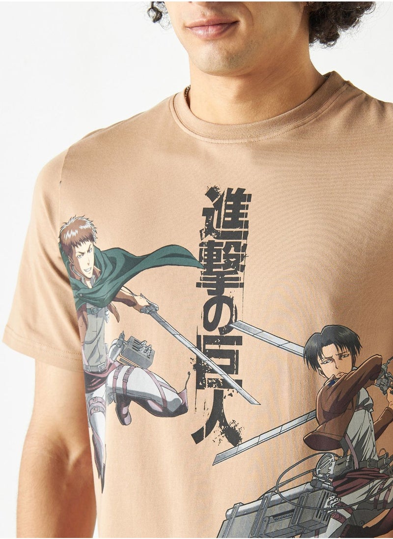 SP Characters Titan Print Crew Neck T-Shirt  - Image 3