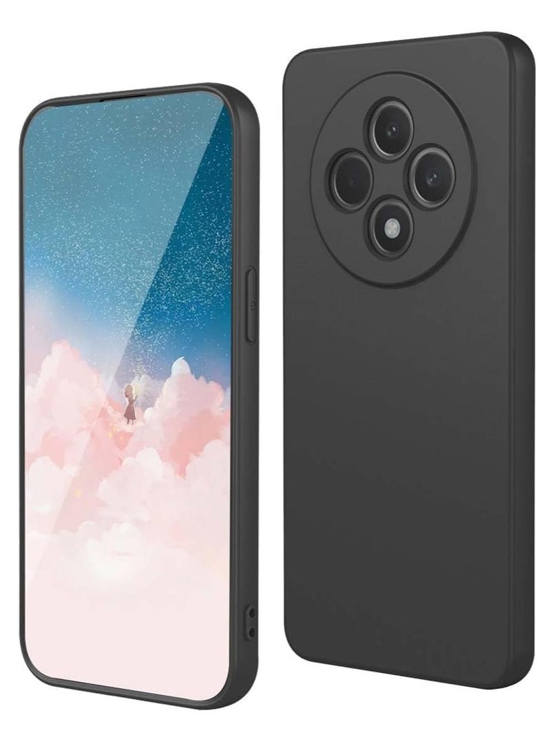 BORTONY OPPO Reno 12 F Case Cover Liquid Soft Silicone Case Shockproof Matte Finish Back Cover with Camera Protection Case for OPPO Reno 12 F - Image 3