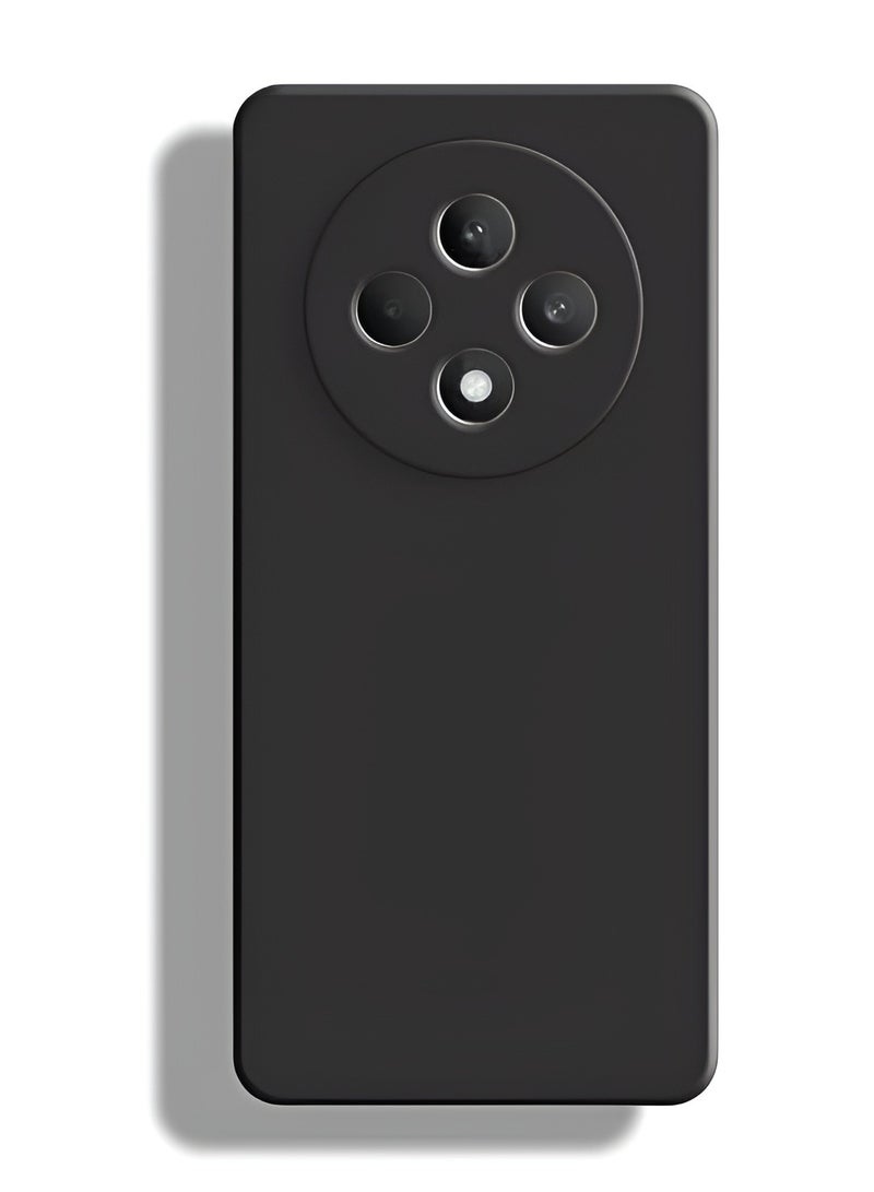 BORTONY OPPO Reno 12 F Case Cover Liquid Soft Silicone Case Shockproof Matte Finish Back Cover with Camera Protection Case for OPPO Reno 12 F - Image 4