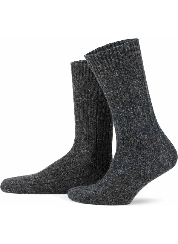 Aytuğ Men's Alpaca Wool Winter Socks 2 PACK SOCKS-3095 G/a