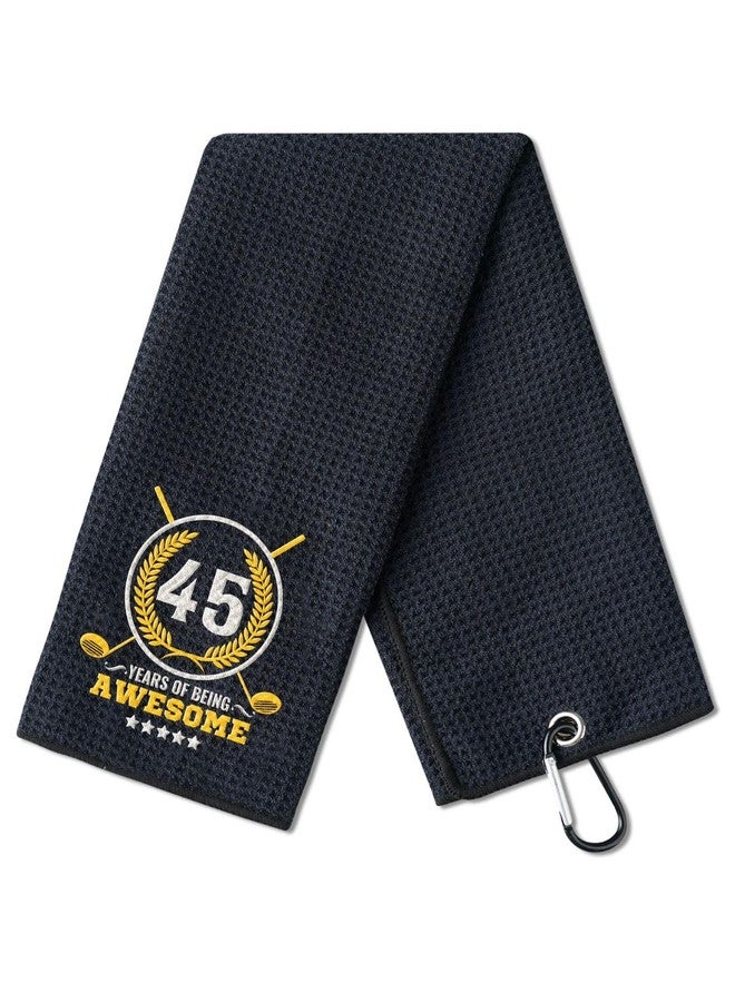 CybGene 45th Birthday Gifts Golf for Men Golfer, Funny Golf Towels for Golf Lovers, Husband, Perfect for Dad, Boss, Grandpa for Birthday - Image 1