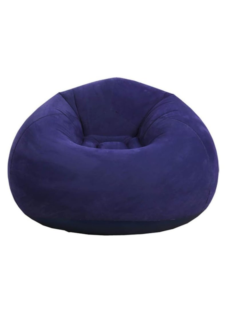Beanless Bag Inflatable Lounge Chair , Air Sofa Outdoor Inflatable Lazy Sofa Chair 110x110x85cm