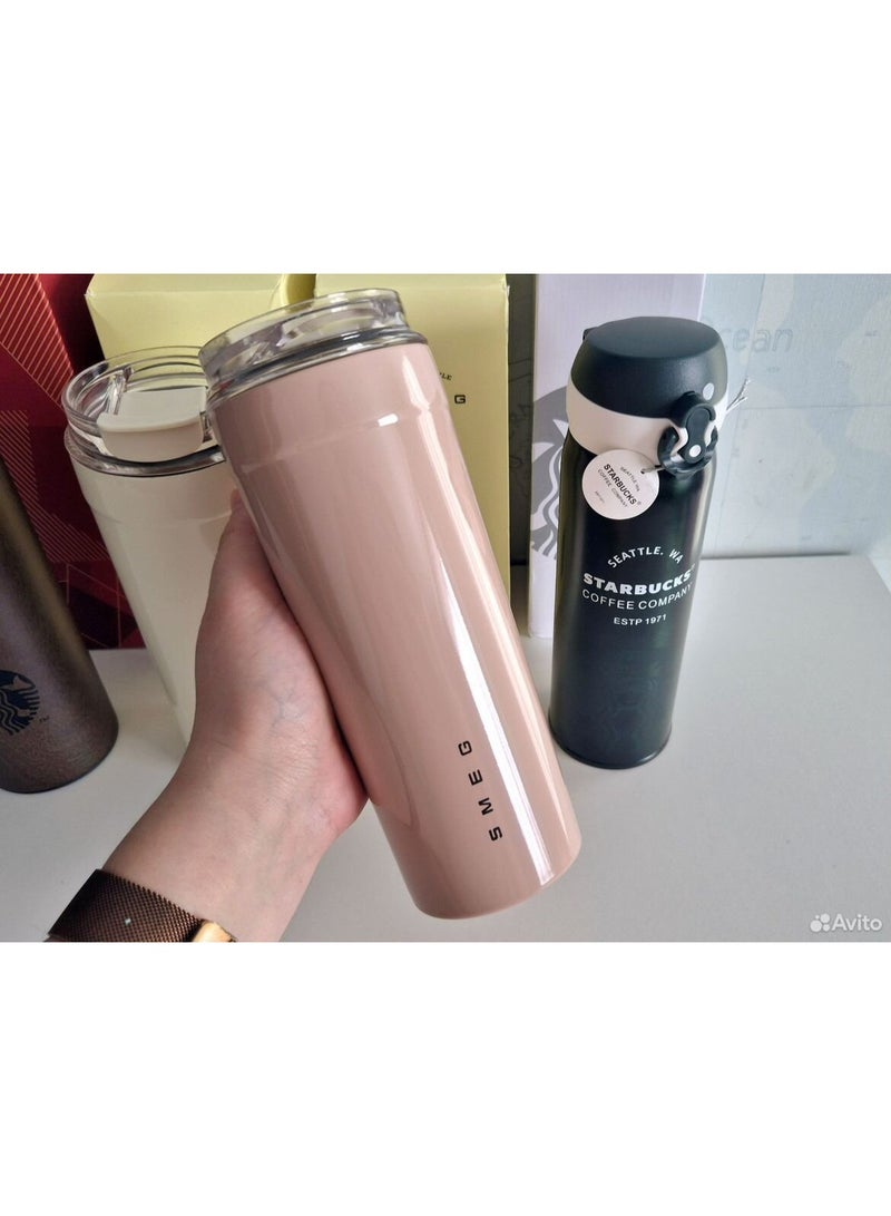 Smeg Travel Coffee Mug, 550ml Insulated Beverage Cup With Leakproof Lid, Long Lasting Coffee Tumbler With Lid, Travel Coffee Thermos - Image 5