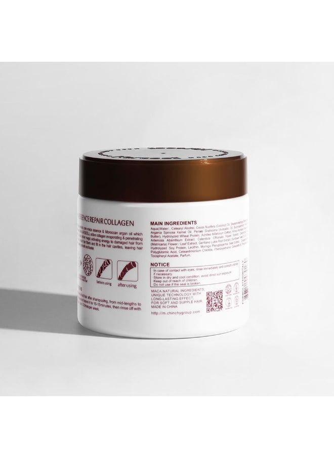 Karseell Karseell Collagen Hair Treatment Deep Repair Conditioning Argan Oil Collagen Hair Mask Essence for Dry Damaged Hair All Hair Types 500ml  - Image 3