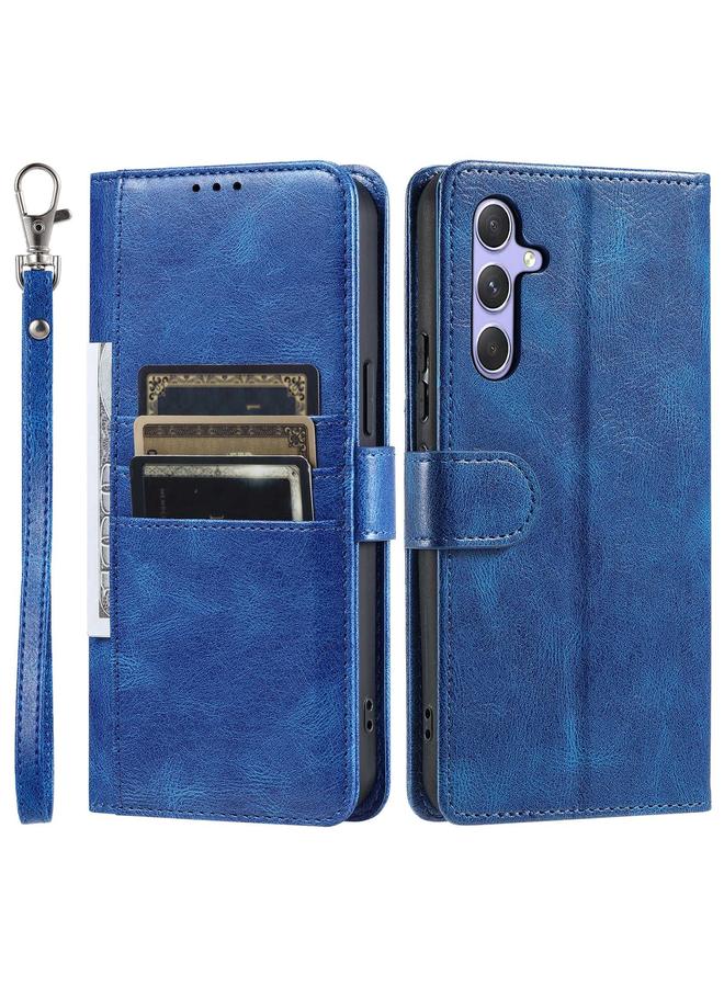 S-TOP Case For Samsung Galaxy A35 5G Simple 6-Card Wallet Leather Phone Case - Image 4