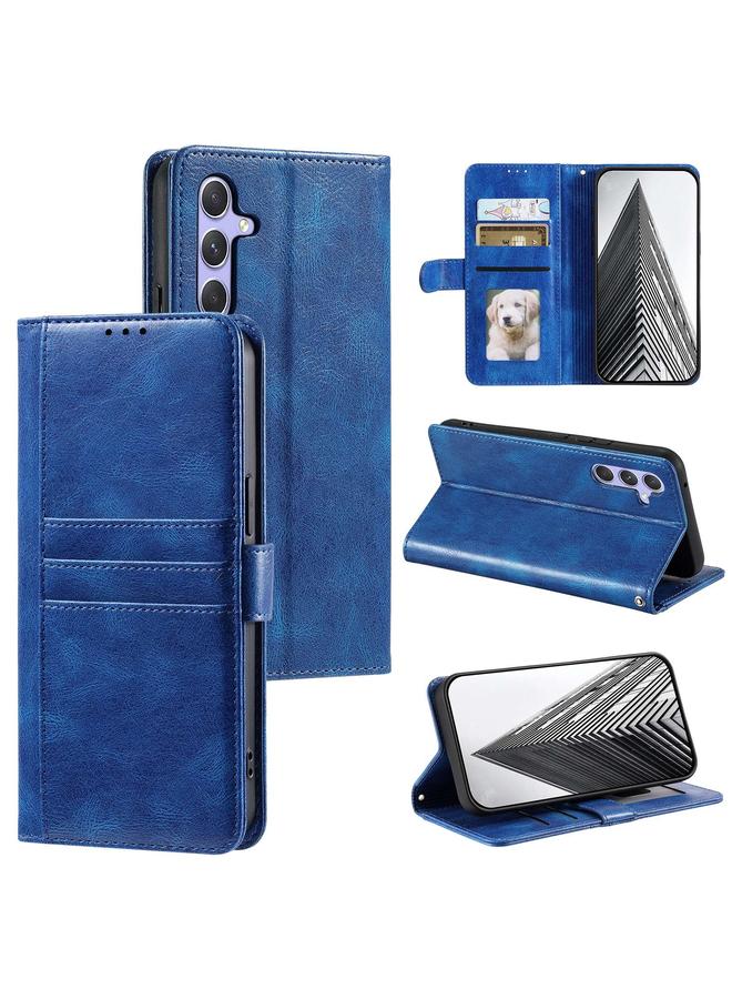 S-TOP Case For Samsung Galaxy A35 5G Simple 6-Card Wallet Leather Phone Case - Image 1