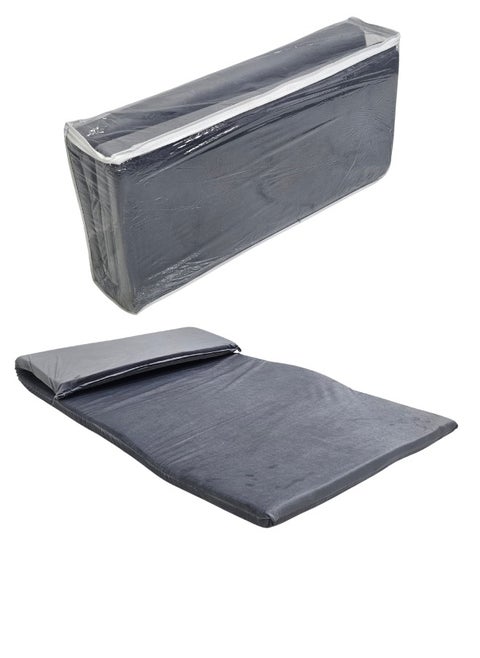 Premium Foam Feel High Density Single Mattress , A soft and comfortable sponge mattress that is foldable and easy to carry with a bag. A multi-use mattress for trips, sleeping, and exercising, and for children, size (190*90*6 cm)