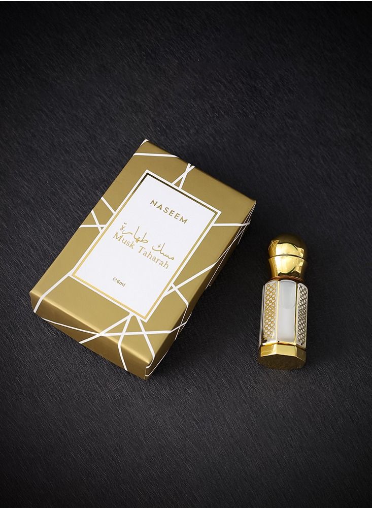 نسيم زيت عطري مسك الطهارة 6 مل عطار - عطر مركز يدوم طويلاً للرجال والنساء - Image 1