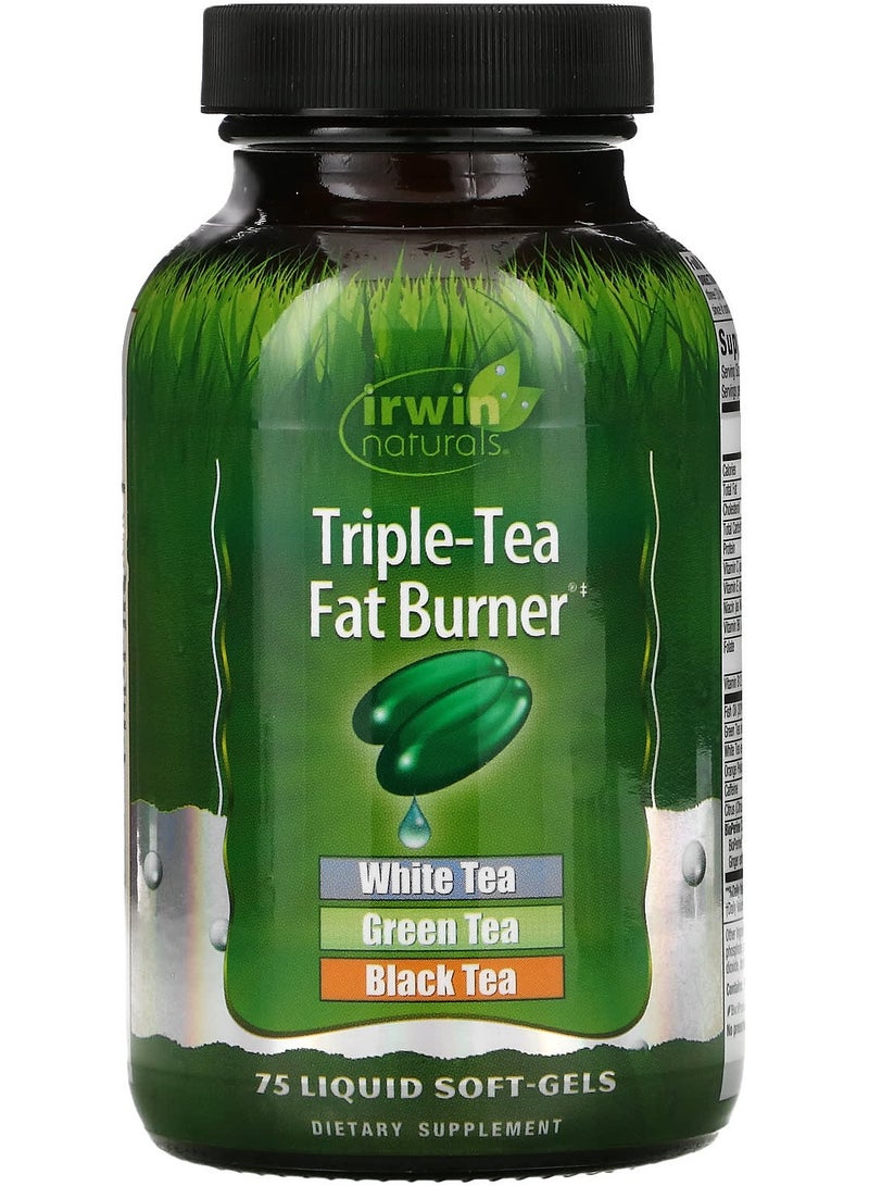 Triple-Tea Fat Burner, 75 Liquid Softgels