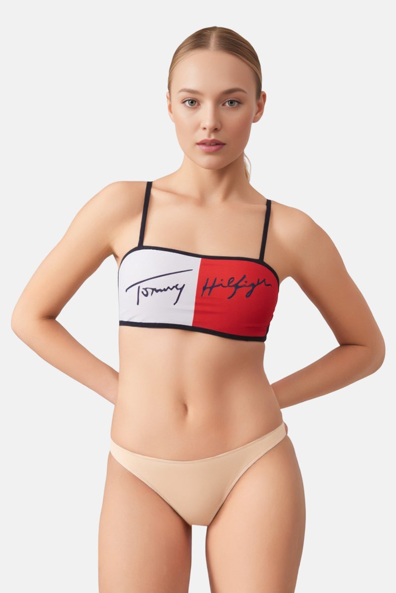 FOREVER 21 بيكيني سفلي عادي للنساء، خوخي - Image 1