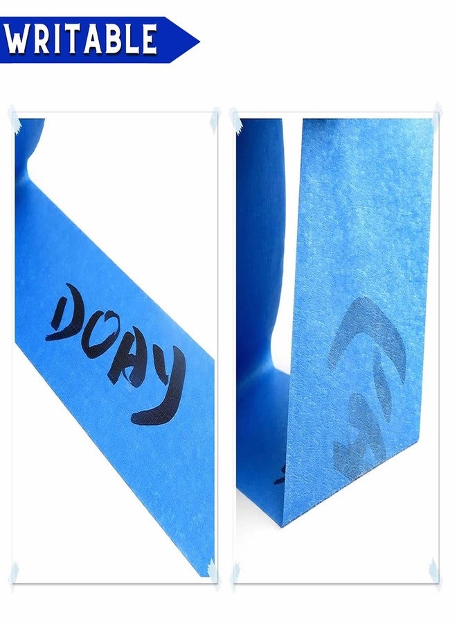 DOAY Blue Painters Tape 1/2 Inches x 30 Yards - Multi Surface Use - 120 Yards Total - 4 Rolls - Image 5