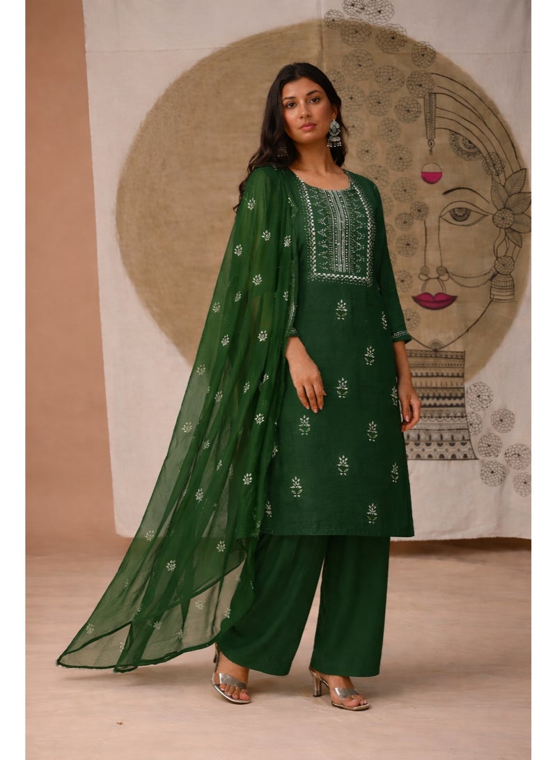 Safa Emerald Suit Set