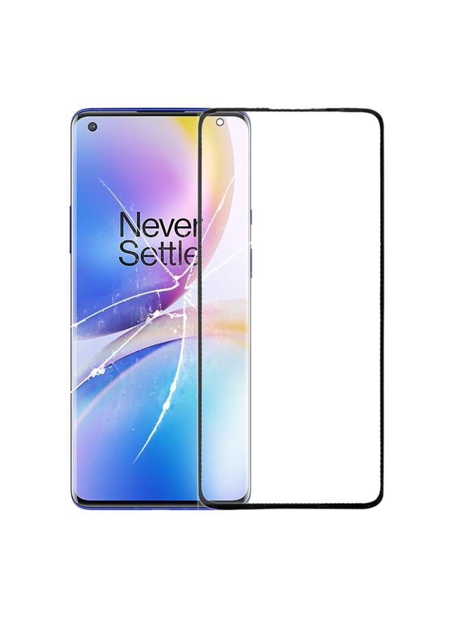 erorex For OnePlus 8 Pro Front Screen Outer Glass Lens (Black) - Image 1