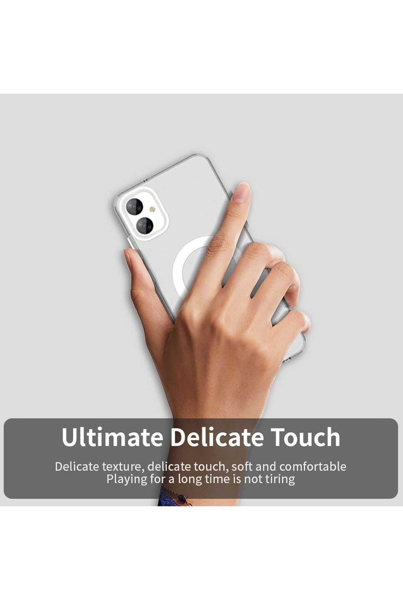 MIGOFAST Samsung Galaxy A05 MagSafe Hybrid Clear Case Compatible with Samsung Galaxy A05  Compatible with MagSafe, PC with TPU Hybrid Technology for Galaxy A05 - Image 3
