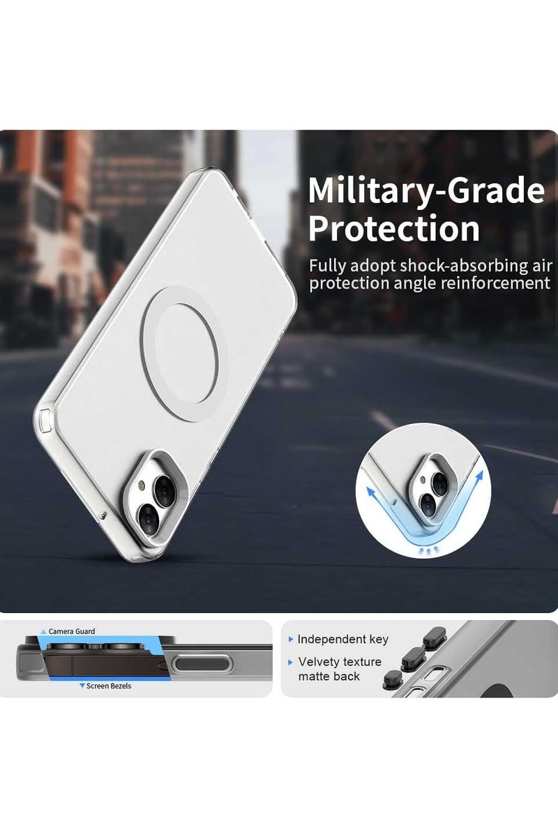 MIGOFAST Samsung Galaxy A05 MagSafe Hybrid Clear Case Compatible with Samsung Galaxy A05  Compatible with MagSafe, PC with TPU Hybrid Technology for Galaxy A05 - Image 2
