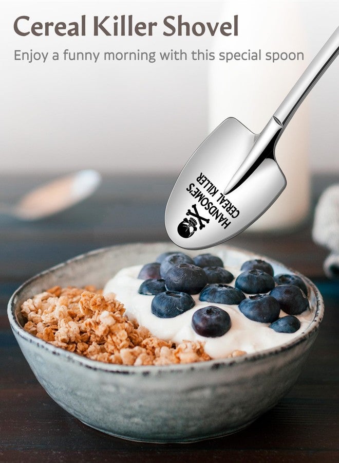 Lovingly Yours Handsome's Cereal Killer Spoon Funny Gifts for Men Him Husband Boyfriend for Valentines Day, Anniversary, Fathers Day, Birthday, Christmas - Unique Cool Mens Valentines Gifts for Him - Image 5