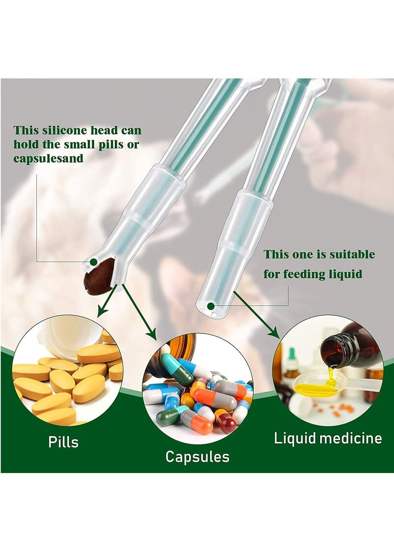 (3Pcs) Pet Medicine Feeder Reusable Cat Dog Pill Shooter Durable Pet Pill Feeding Dispenser for Solid Capsule Particles - Image 3