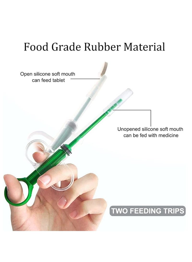 (3Pcs) Pet Medicine Feeder Reusable Cat Dog Pill Shooter Durable Pet Pill Feeding Dispenser for Solid Capsule Particles - Image 4