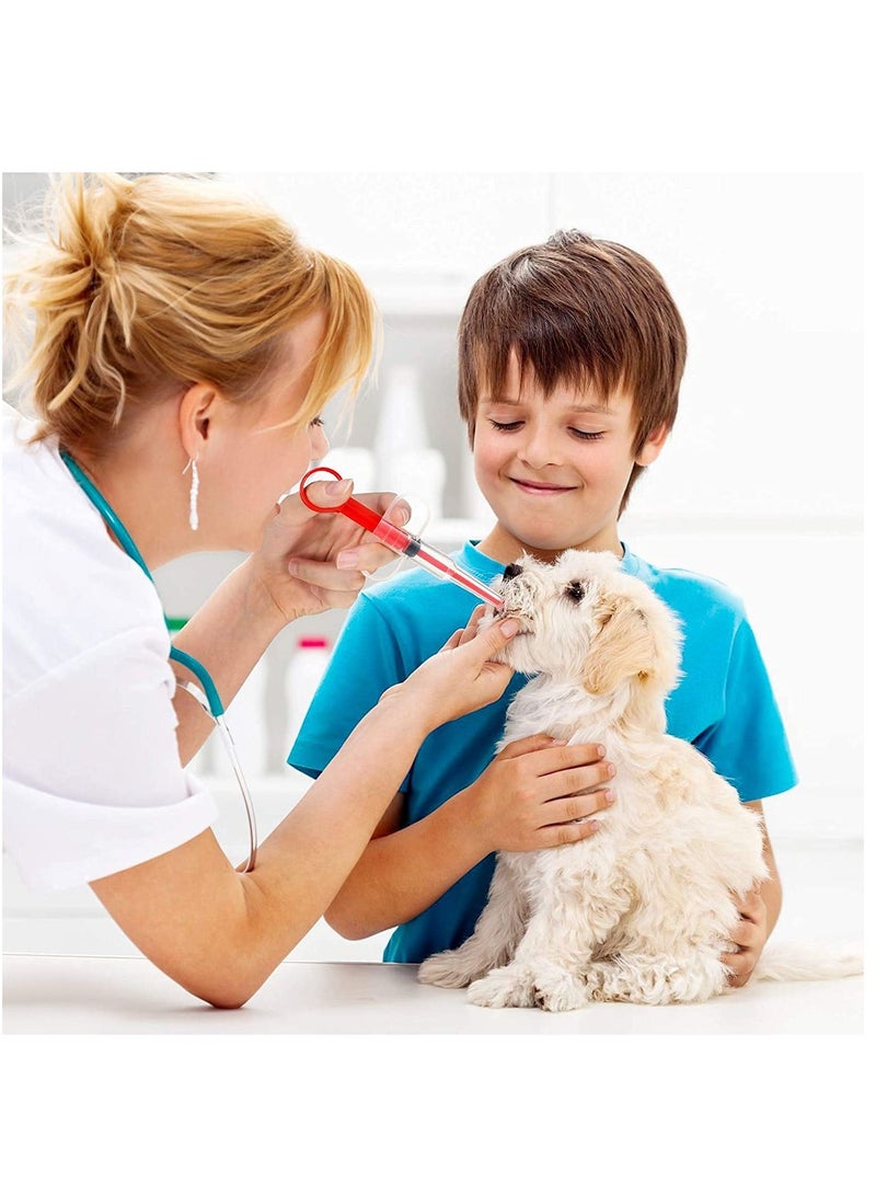 (3Pcs) Pet Medicine Feeder Reusable Cat Dog Pill Shooter Durable Pet Pill Feeding Dispenser for Solid Capsule Particles - Image 2