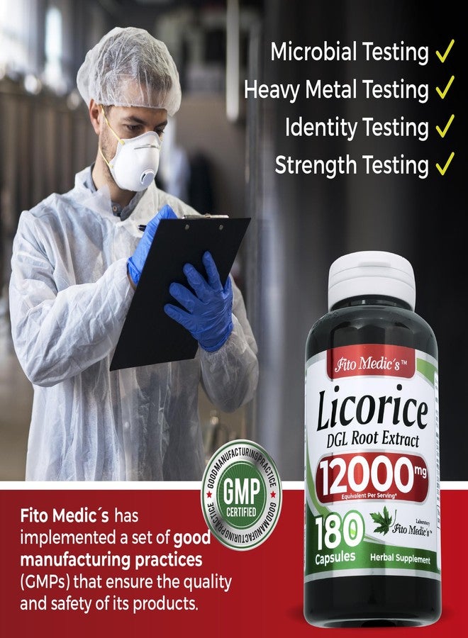 FITO MEDIC'S مختبر فيتو ميديك | جذر عرق السوس | 180 كبسولة | مستخلص جذر عرق السوس | امتصاص فائق. - Image 4
