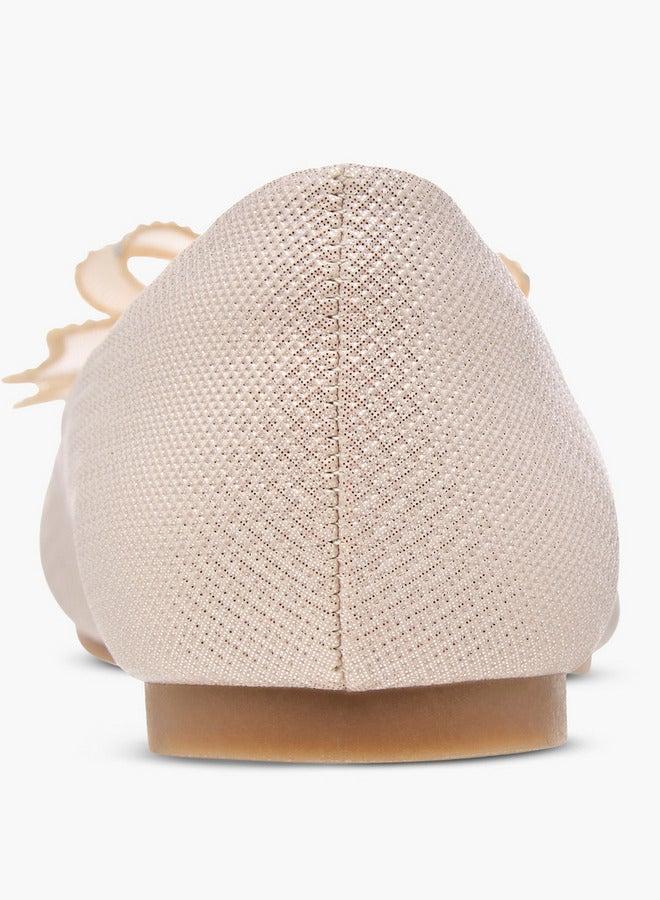 سيليست حذاء باليرينا بناتي مزين بفيونكة سهل الارتداء - Image 5