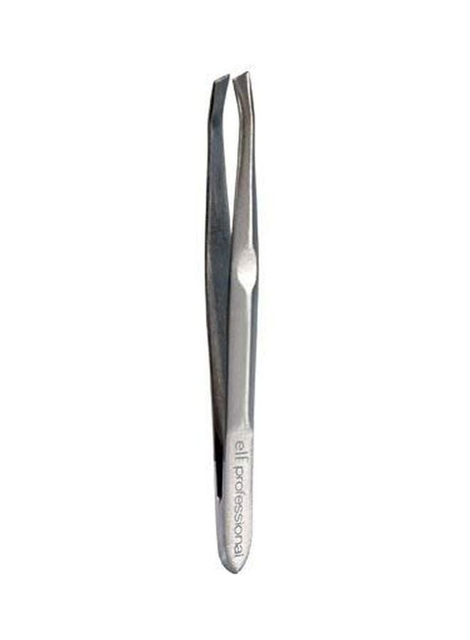 elf Pack Of 6 Essential Slant Tweezer Silver - Image 1