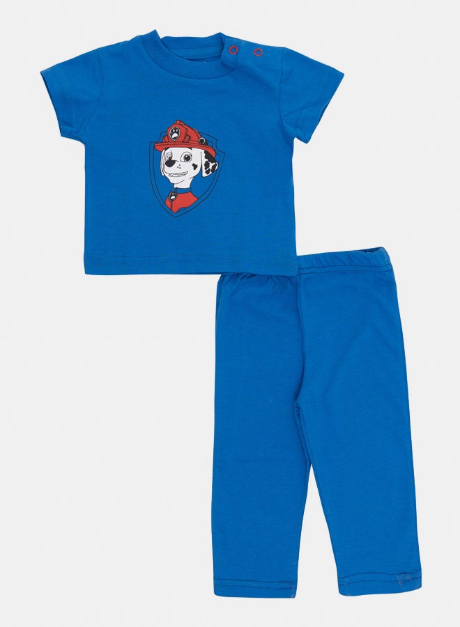 LOVELY LAND Baby Boys Short Sleeve Pajama Set