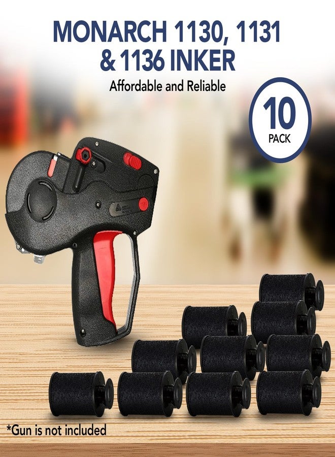 Perco Ink Roll for Monarch 1130, 1131 and 1136 Price and Date Guns - Pack of 10 Replacement Inkers for Monarch 1130, 1131 and 1136 Labelers - Easy to Load, Premium, Clear & Bold Prints - Made in USA - Image 4