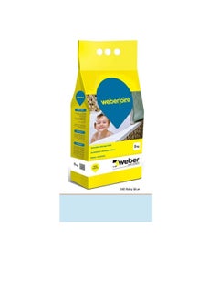 Weber Weber Cement Based Pre Mixed Tile Joint Grout Multi Colors BABY BLUE  - Image 3