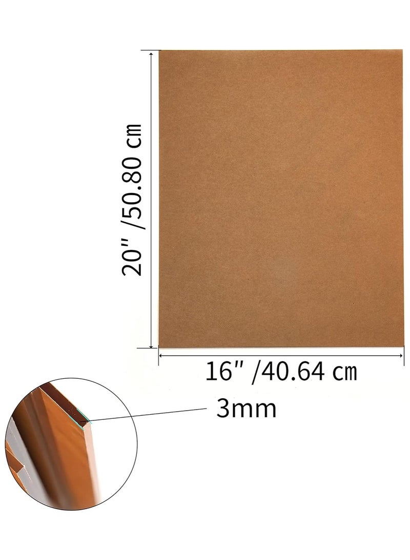 TPGP 2 Pieces 16" x 20"Acrylic Sheet Clear Cast Plexiglass Small Panel 1/8”Thick (3mm) Transparent Plastic Plexi Glass Board with Protective Paper for Signs, Clear Acrylic Sheet Plastic Sheeting - Image 4