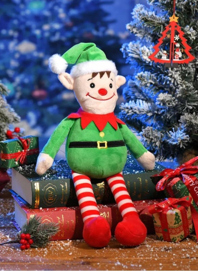 Cuddles Collectible Xmas Elf Plush Doll (Gift plush toys for Boys and Girls)  23cm - Image 1