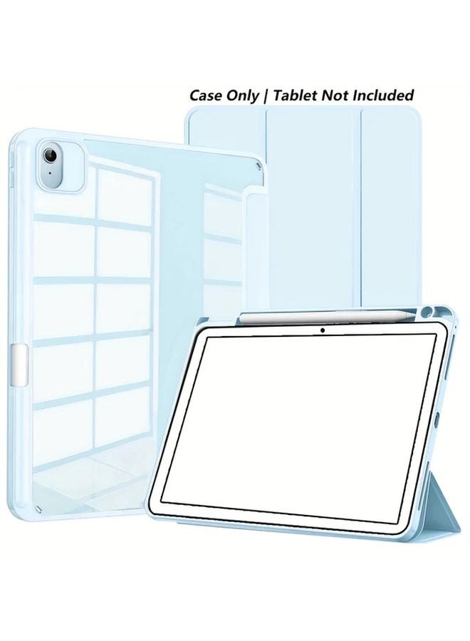 Black iPad Case with Pen Slot for iPad 7th 8th 9th 10 2 Inch Anti Bend Stand Auto Sleep - Image 1