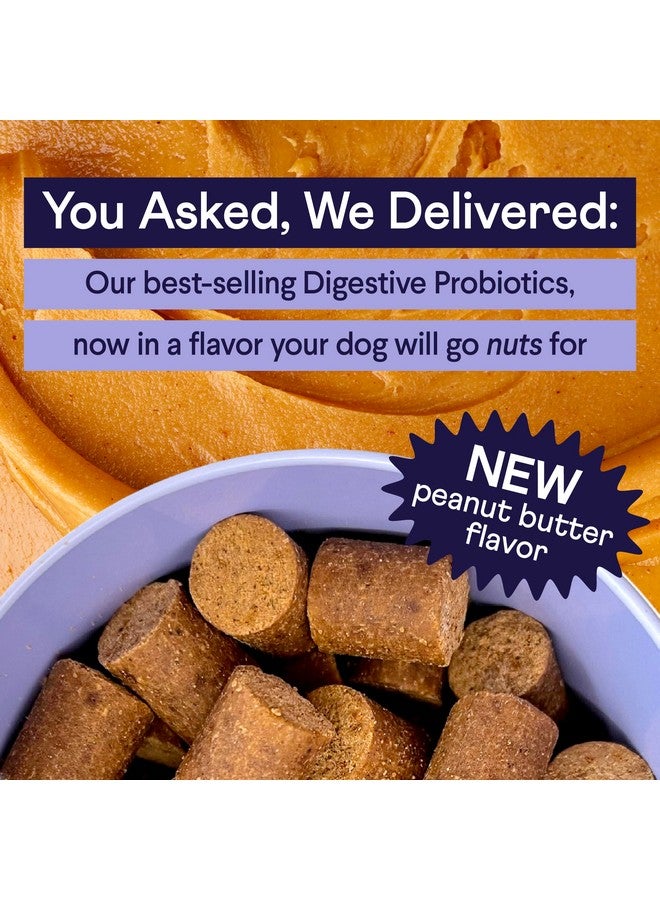 فين بروبيوتيك فين الهضمي للكلاب - دعم كامل للجهاز الهضمي مع اليقطين والبريبايوتيك والبروبيوتيك الحي - موصى به من قبل الأطباء البيطريين ومصنوع في الولايات المتحدة الأمريكية - 90 علكة ناعمة (زبدة الفول السوداني) - Image 2