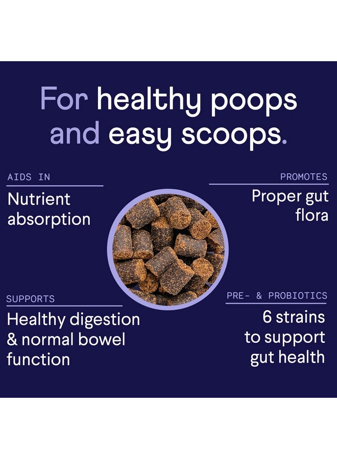 فين بروبيوتيك فين الهضمي للكلاب - دعم كامل للجهاز الهضمي مع اليقطين والبريبايوتيك والبروبيوتيك الحي - موصى به من قبل الأطباء البيطريين ومصنوع في الولايات المتحدة الأمريكية - 90 علكة ناعمة (زبدة الفول السوداني) - Image 3
