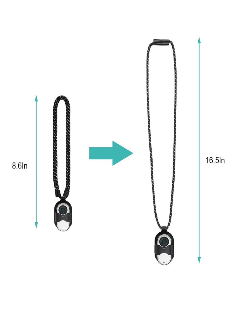 Generic Magnetic Neck Mount Holder for Insta360 Go 3, Hands-Free Necklace Holder with Lanyard Strap, Multifunctional POV/Vlog Selfie Video Recording Accessory  - Image 5