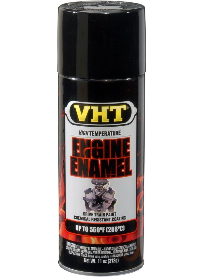 VHT طلاء محرك VHT ESP124007 لامع أسود - 11 أونصة - Image 1