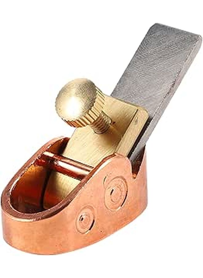 Brass Thumb Plane For Violin Cello Instrument Making Compact Woodworking Hand Planer - Image 1